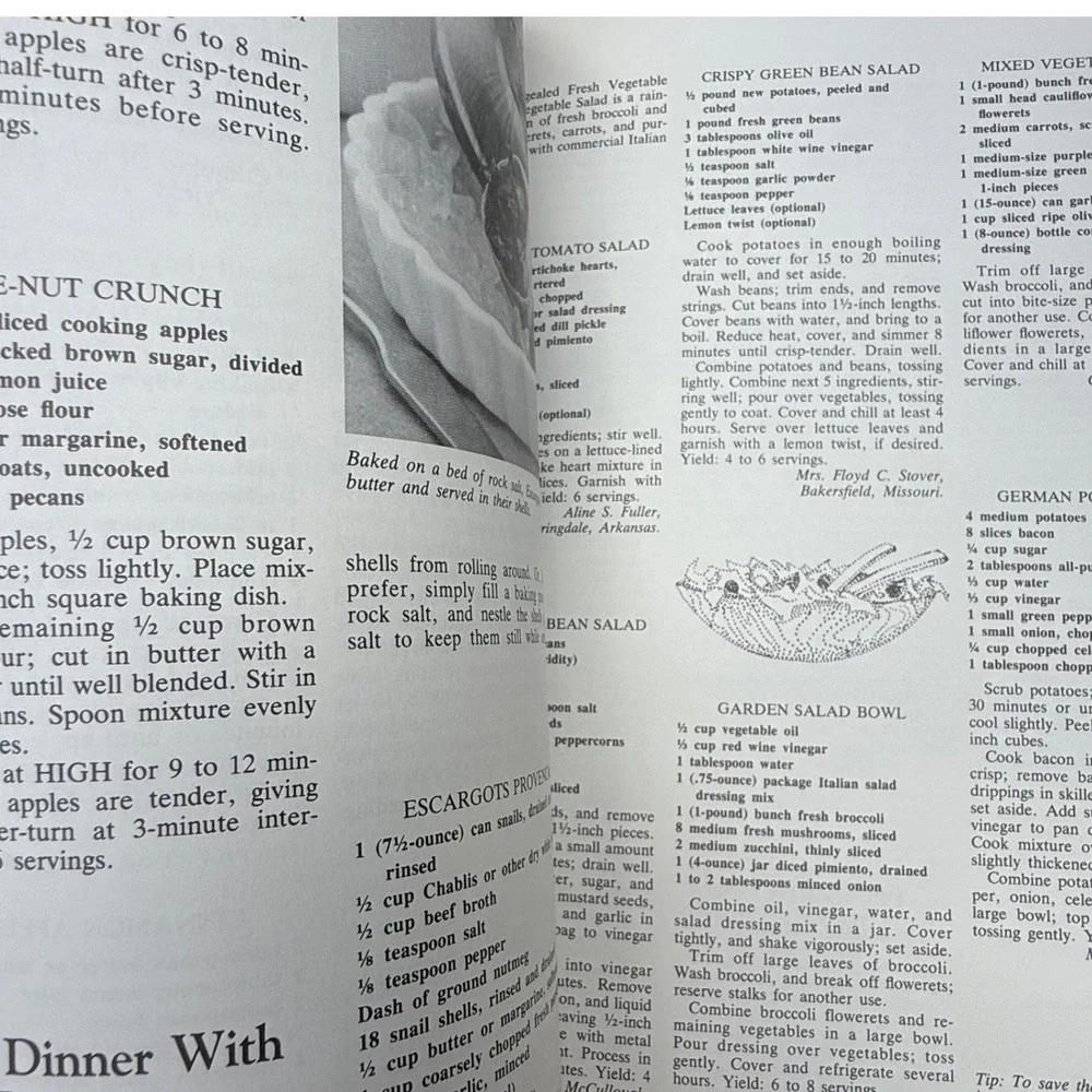 Southern Living 1982 Annual Recipes‎ Cookbook Vintage Cooking Charts